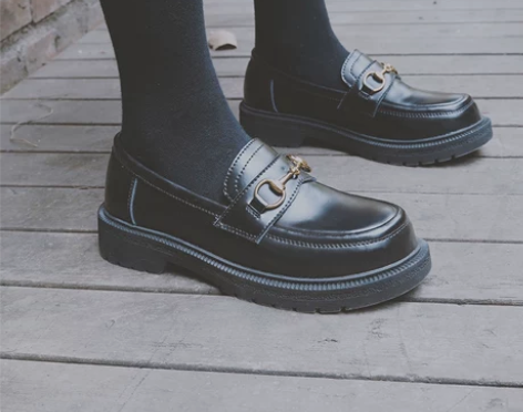 伯爵猫jk小皮鞋日式真皮软妹学生制服鞋真皮...