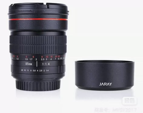 嘉蕊85mm定焦镜头，尼康口， f1.4全...