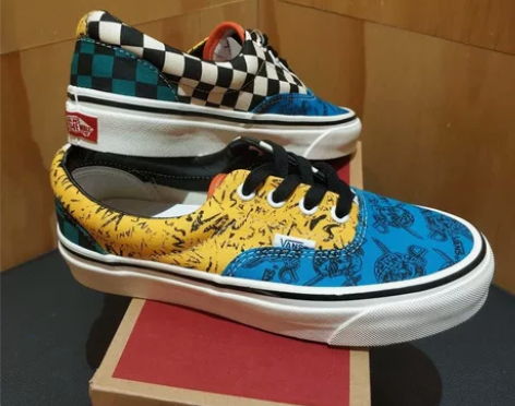 vans安纳海姆低帮撞色拼接海盗男女板鞋V...