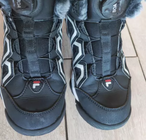 FILA斐乐童鞋男童女童棉鞋冬季加绒保暖休...