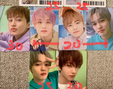 nct dream 洗衣房一期随机卡 标价...