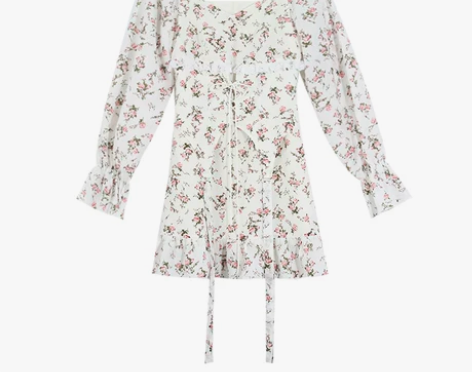 DREAM SEVEN77 长袖碎花裙女2...