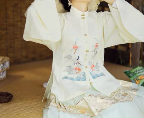 汉服退坑出 兰若庭 望水云鹤补服 S码