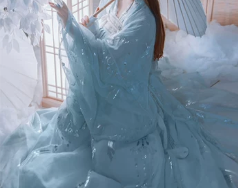 艺缕云鹤汉服女原创正品齐胸襦裙仙气飘逸古装...