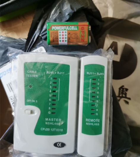 全新网线测试仪,未使用过, 网线检测器测试...