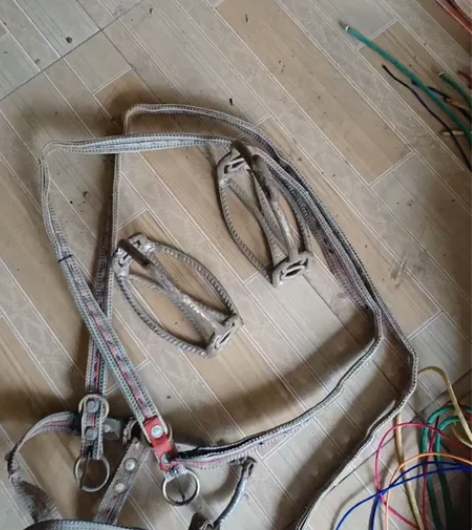 桦木马鞍一套嚼子汗屉齐全 感兴趣的话点“我...