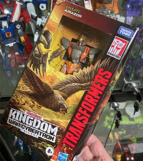 变形金刚 王国 飞箭勇士 外包上部封条破损...