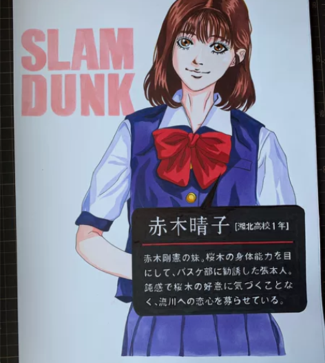 井上雄彦 灌篮高手赤木晴子 纯手绘漫画 【...