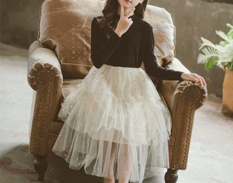 全新儿童连衣裙 网纱蛋糕裙 150码 孩子...