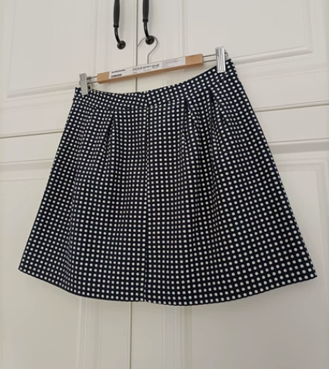 短裙 花苞裙 藏蓝色不是黑色哦 腰围75 ...