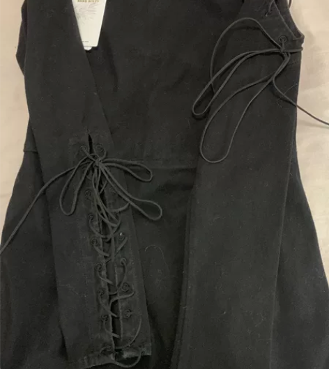 Miss sixty牛仔风黑色连衣裙 全新...