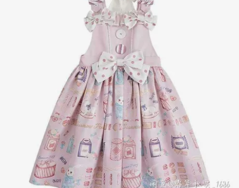 仲夏物语兔兔糖果罐背带m 穿一已洗超可爱回...