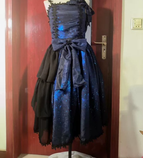 手作cla优雅jsk洛丽塔lolita星空...