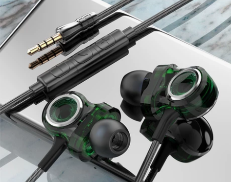 【绿水鬼】杜比音效女毒退烧友专用耳机有线入...