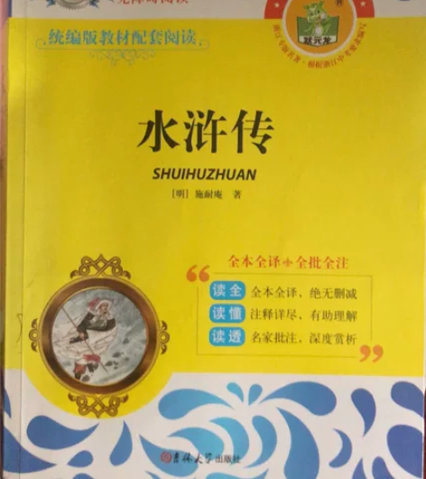 水浒传，买多了，原版学校指定版本，30/本...