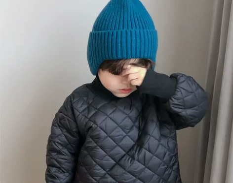 儿童帽子秋冬女童兔毛绒男童瓜皮帽保暖护耳雷...