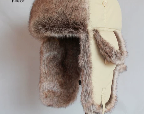 KAMOSA雷锋帽男士大码护耳防寒帽冬天东...