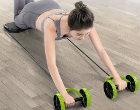 回弹健腹轮腹肌轮腹部卷腹瘦手臂肚子神器女滚...