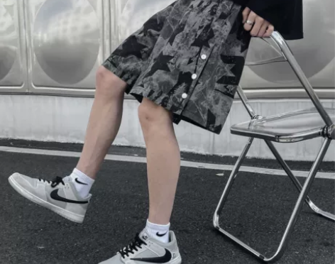 迷彩短裤男宽松夏季潮流五分裤潮牌ins休闲...