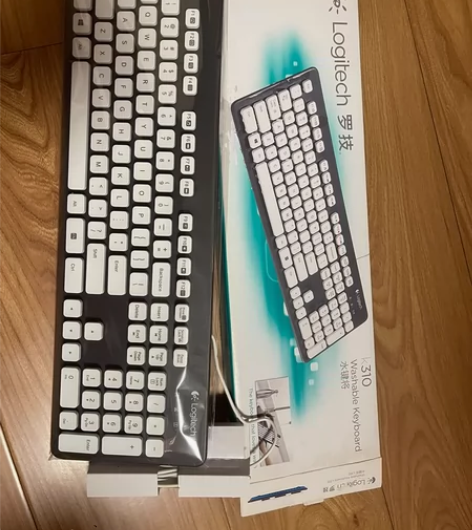罗技全新 正品 罗技K310 USB有线键...