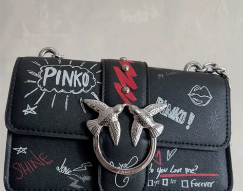Pinko涂鸦包小号别人送的 12216应...