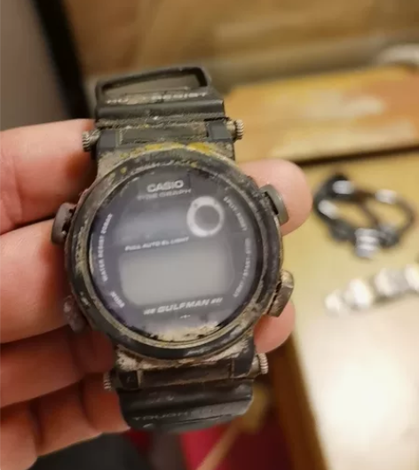 卡西欧9700 早上刚收回来的 二手物品难...