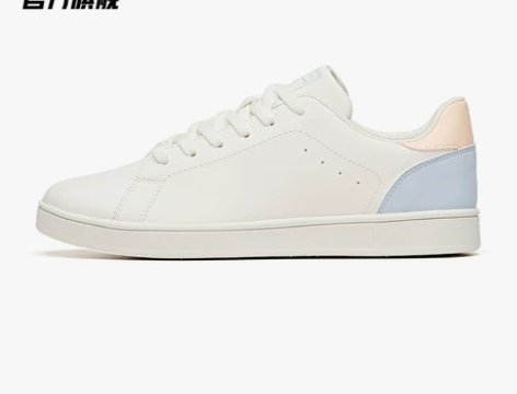 安踏官网旗舰板鞋女鞋2021新款白色运动休...