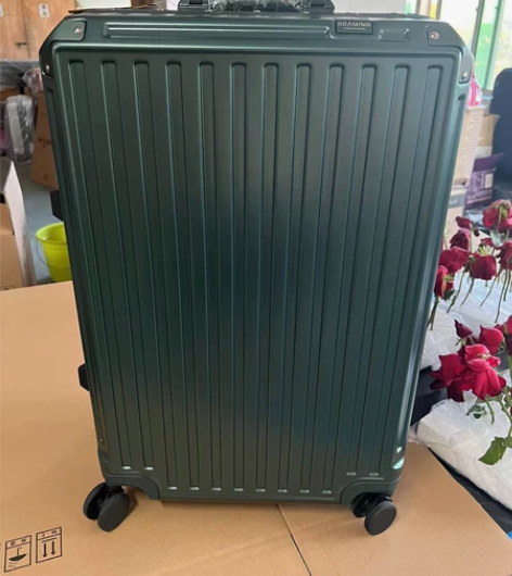 新款出口日本漫游高级别行李箱铝框拉杆箱男商...