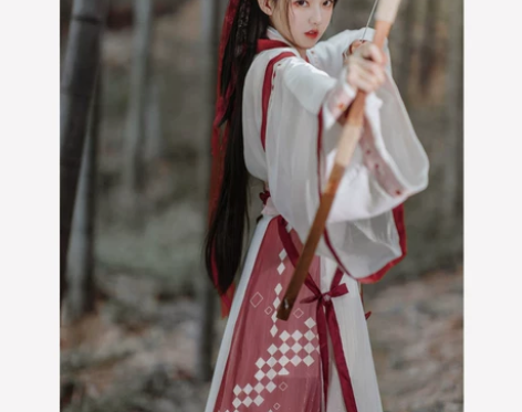 云藏月绣晴山汉服汉服侠客风南北朝古装侠女女...