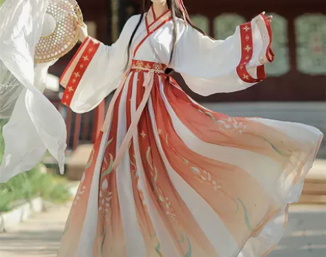 原创汉服女正版魏晋制交领齐腰中国风春夏季学...