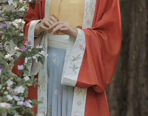 兰若庭 汉服 宋制 对襟上衣 宫墙红 没穿...