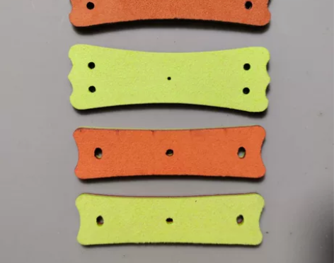 弹弓皮兜3㎜加厚消音防滑超纤2孔4孔包皮筋...