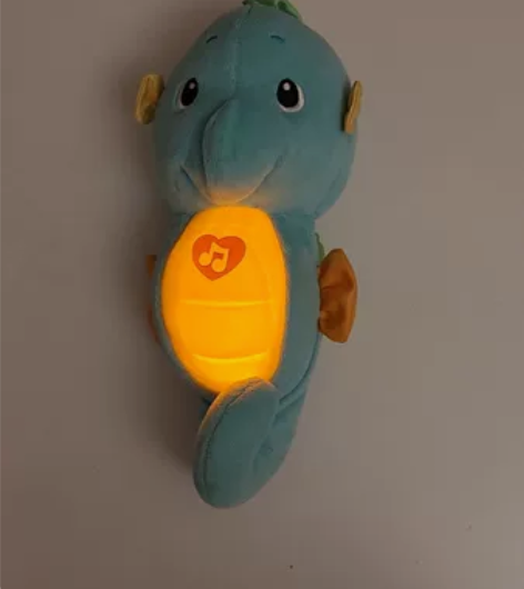 费雪声光安抚玩偶，哄睡益智玩具，功能一切正...