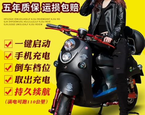 小龟王电动电瓶摩托车60V 低价出 九成新...