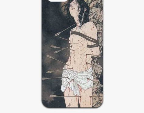 浮世绘插画华为nova7荣耀手机壳