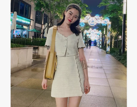 DUO智仙生 Jennie风复古性感香奈尔...