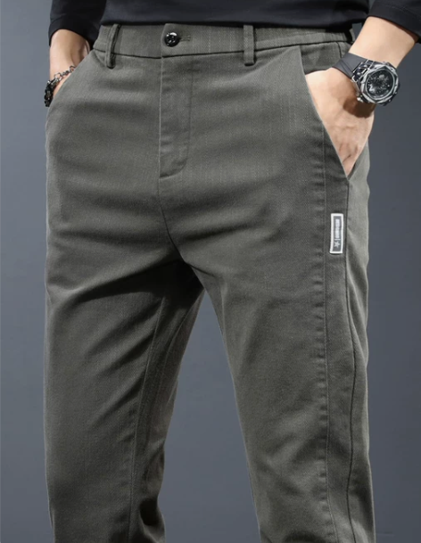 休闲裤男 休闲裤长裤秋冬款加绒春季休闲男士...