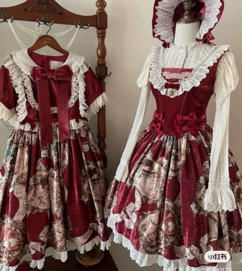 收摇篮曲家的裙子 1.古董人偶分体350以...