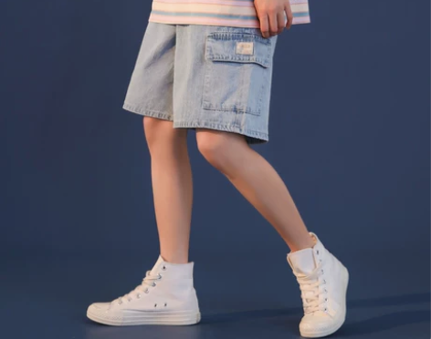 日系高腰牛仔短裤女2020夏季新款韩版宽松...