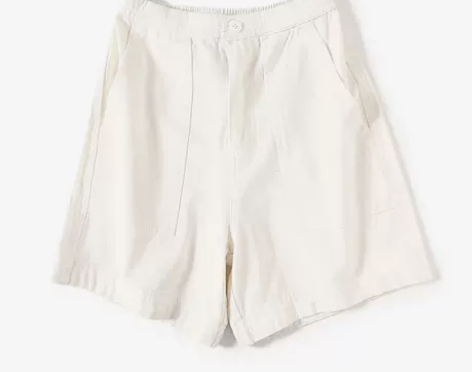 全新裤子！u家试衣间出品牛仔休闲短裤女高腰...