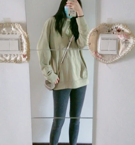 黑色牛仔小脚裤  女  M码 显腿长 直 ...