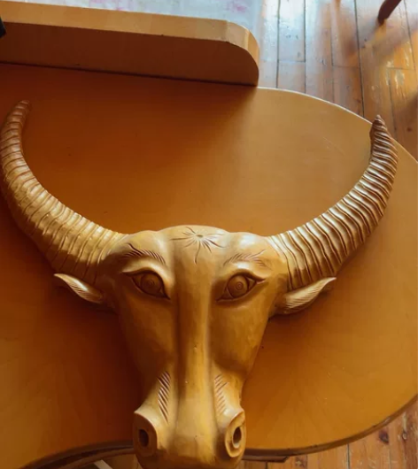 木雕牛头！ 感兴趣的话点“我想要”和我私聊...