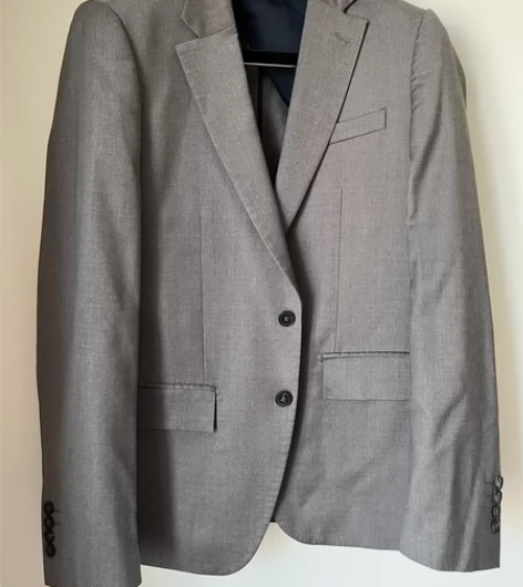 G2000 Black系列男士西服，中灰色...