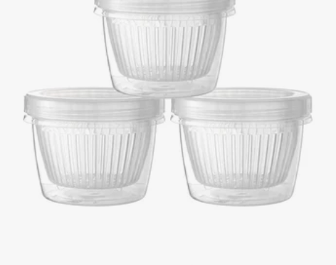 【狂欢价】冰箱收纳盒厨房葱姜蒜收纳盒食品收...