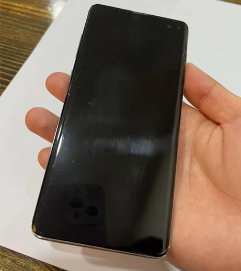 三星s10+美版，98新，皓玉白，完美屏，...