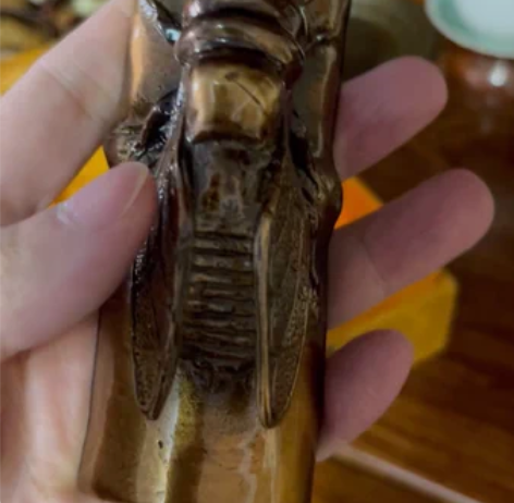 金蝉镇纸，文房摆件，闲置现低价转让吉利数4...
