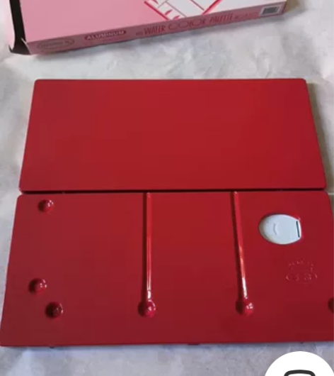 绝版兴一红色水彩调色盒20格RED NO....