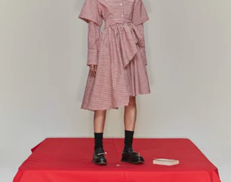 中国设计师品牌SHUSHU/TONG 格子...