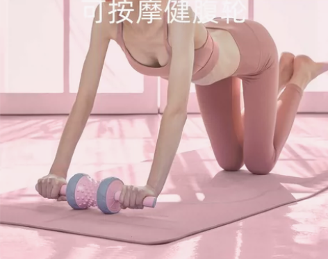 健腹轮女士收腹运动健身专业器材按摩初学者家...