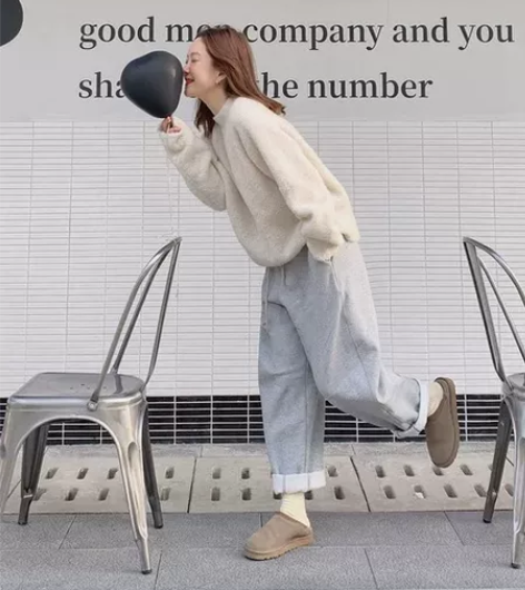 莉贝琳气球裤卫裤版休闲裤 430g加绒加厚...